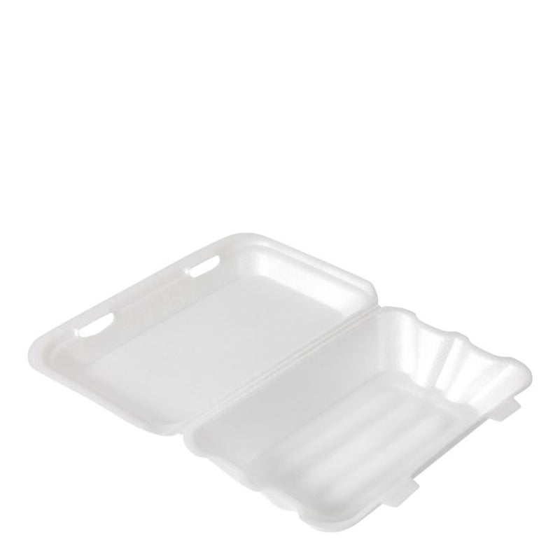 Klöckner Pentaplast Disposable Tableware IP3 White / 248x157x66mm / 220 Infinity IP3 White Lunch Box