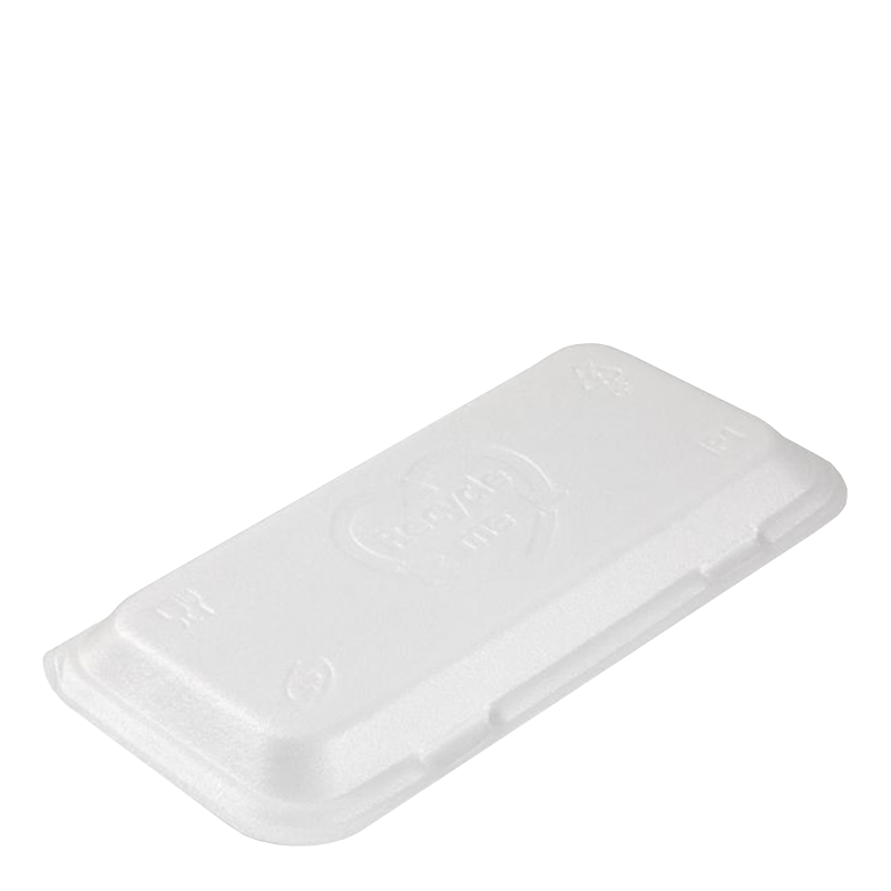 Klöckner Pentaplast Disposable Tableware IP1 White / 320x157x68mm / 220 Infinity IP1 White Fish and Chips Box