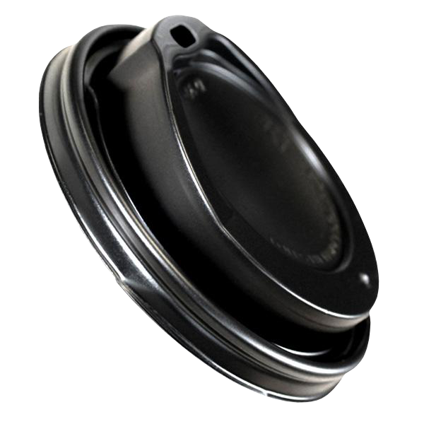 Go Pak Hidden Product Upsell Black Sip Thru Lids 100