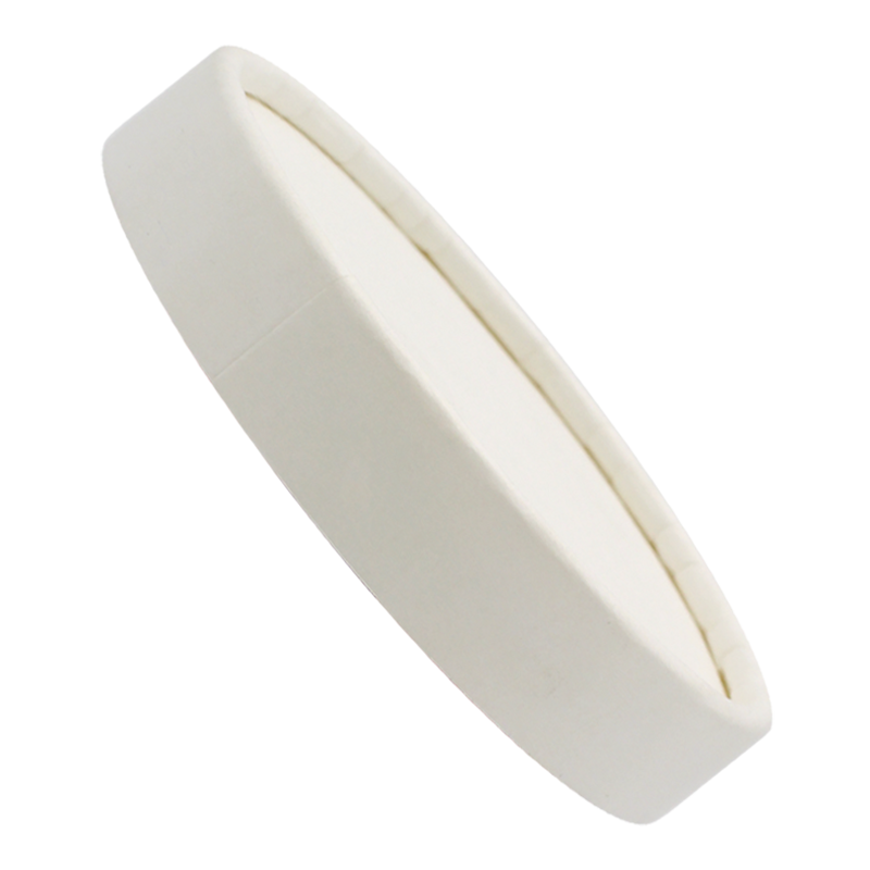 Go Pak Ice Cream Tub Lids Flat Paper / 1 Scoop / 500 Groovy Go-Chill Ice Cream Lids