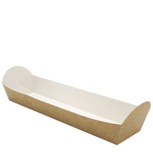 Kraft Long Food Trays Paper Cups Direct
