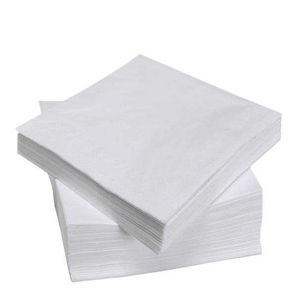Euro Pack Tissue Plain White Napkins