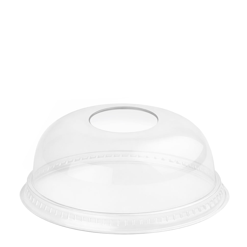 rPET Domed Lids with Hole
