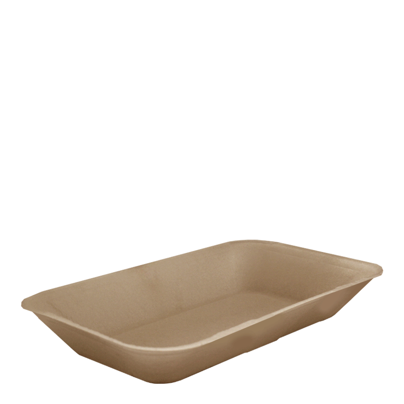 KP Infinity No2 Brown EPP Chip Tray – Paper Cups Direct