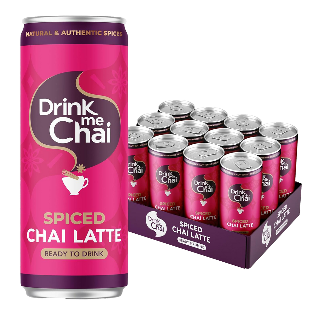Drink Me Chai Spiced Chai Latte Ready To Drink Cans