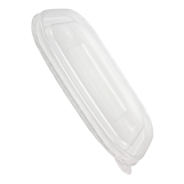 Go Pak Hidden Product Crystal Clear PET _Not Microwavable` / 300 Lids Lids For Rectangle Deli Bowls