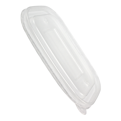 Go Pak Hidden Product Crystal Clear PET _Not Microwavable` / 300 Lids Lids For Rectangle Deli Bowls