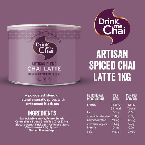 Drink Me Chai Artisan Chai Latte Powder