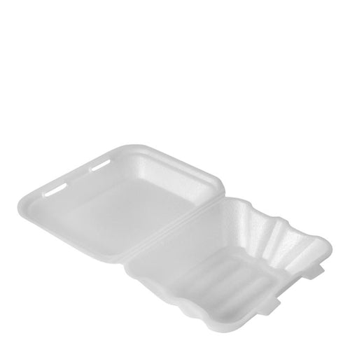 Klöckner Pentaplast Disposable Tableware IP2 White / 192x157x72mm / 220 Infinity IP2 White Chip Box