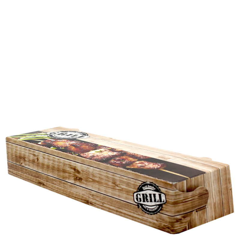 Grill House Design Skewer Box T28 – Paper Cups Direct