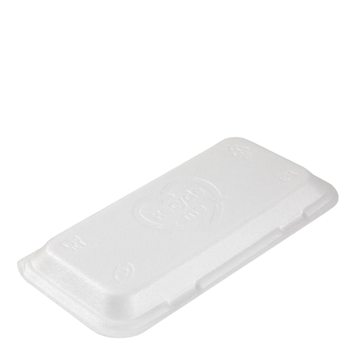 Klöckner Pentaplast Disposable Tableware IP1 White / 320x157x68mm / 220 Infinity IP1 White Fish and Chips Box