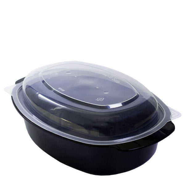 New & Improved Oval Microwavable Container – Paper Cups Direct