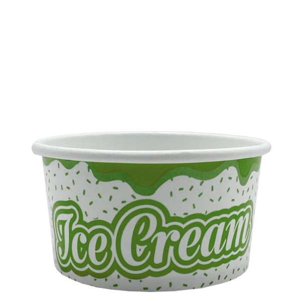 Embrace the summer with our eye-catching 'Delicious Ice Cream Tub,' designed with vibrant, food-safe colors and materials, perfect for one scoop of ice cream, and featuring a secure-fitting lid for easy stackable storage.