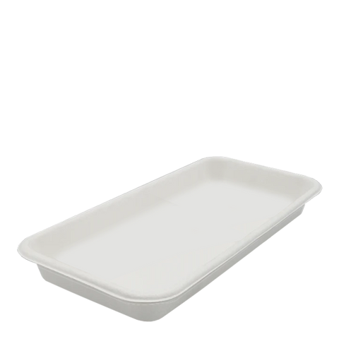 Dispo Disposable Tableware 20 x 10cm / 1000 Trays Bagasse Chip Trays No. 1