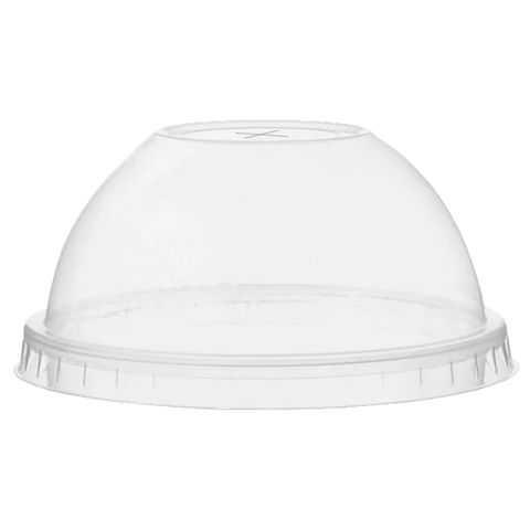 H Pack Domed Lids Domed PET Lids With Straw Slot