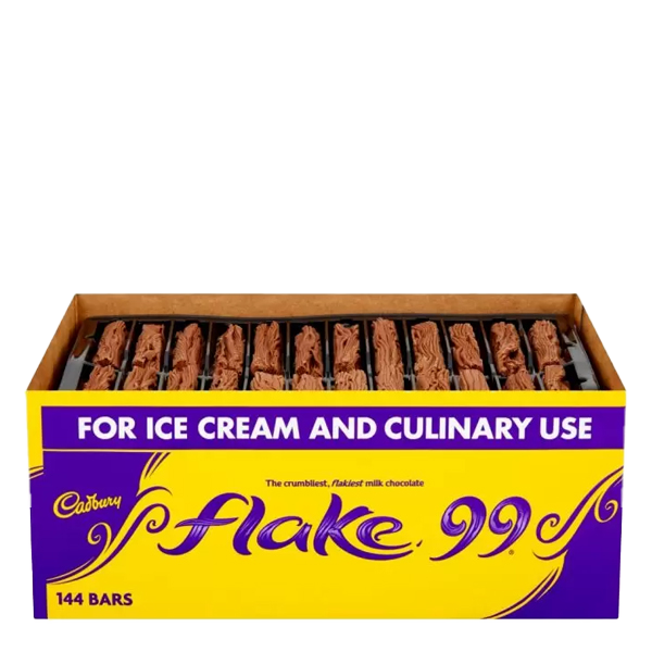 Hancocks Ice Cream Toppings 144 Flakes Cadbury's Chocolate Flakes