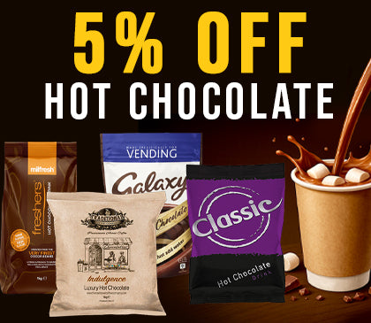 5% OFF Hot Chocolate for Vending and Coffee Machines