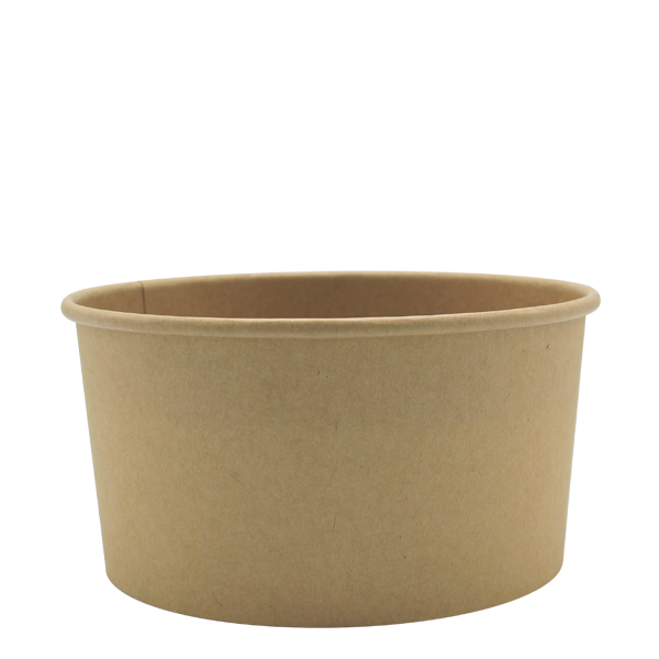 Go Pak Takeaway Box Microwavable Kraft Round Deli Bowls