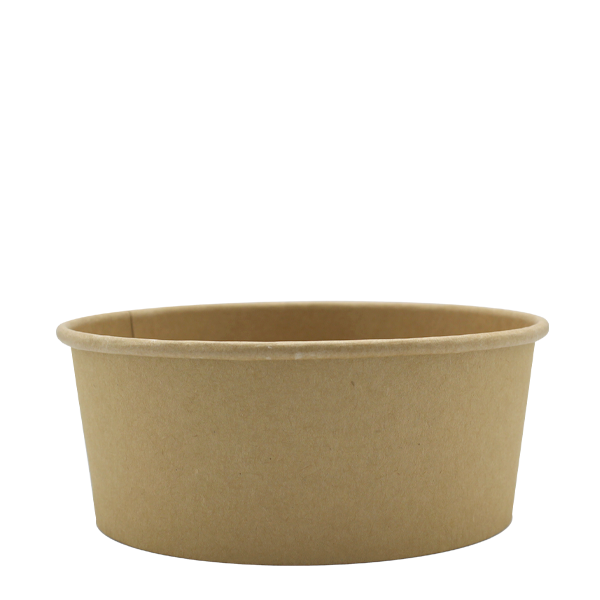 Go Pak Takeaway Box Microwavable Kraft Round Deli Bowls
