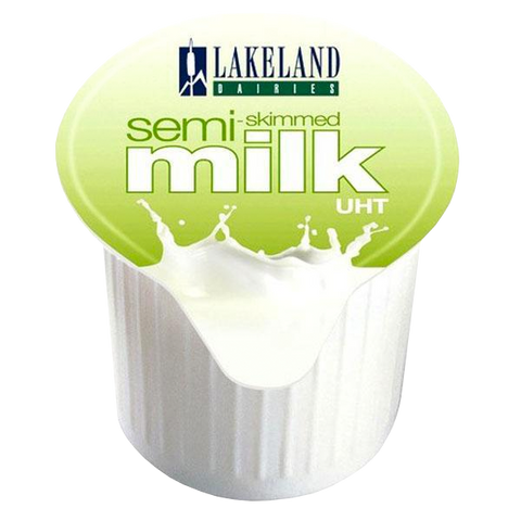 Automatic Retailing Milk Pods 1 x 120 pods Lakeland UHT Semi-Skimmed LOT-2012