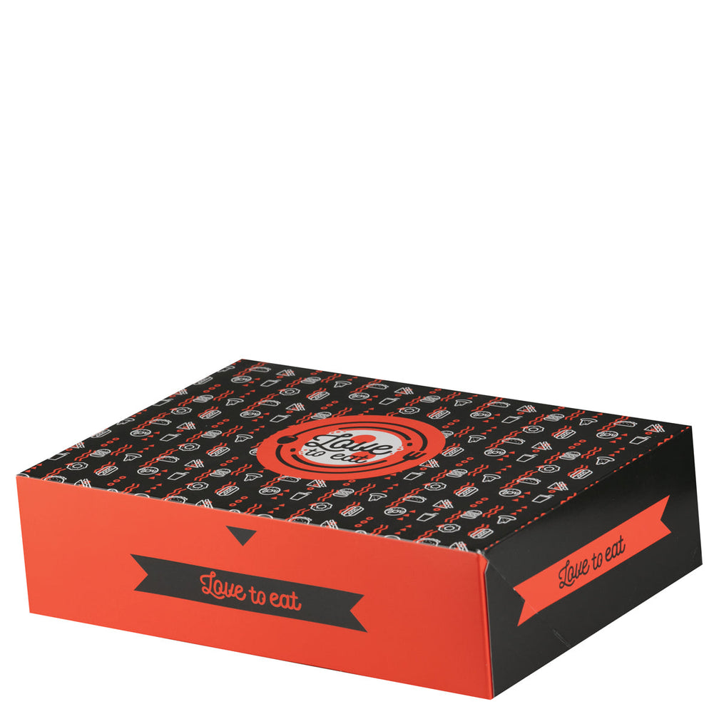 Intertan Takeaway Box 27 x 19 x 7.5cm / 450 Boxes Love 2 Eat Large Food Box