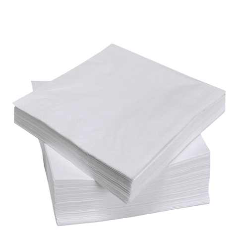 Euro Pack Tissue Plain White Napkins