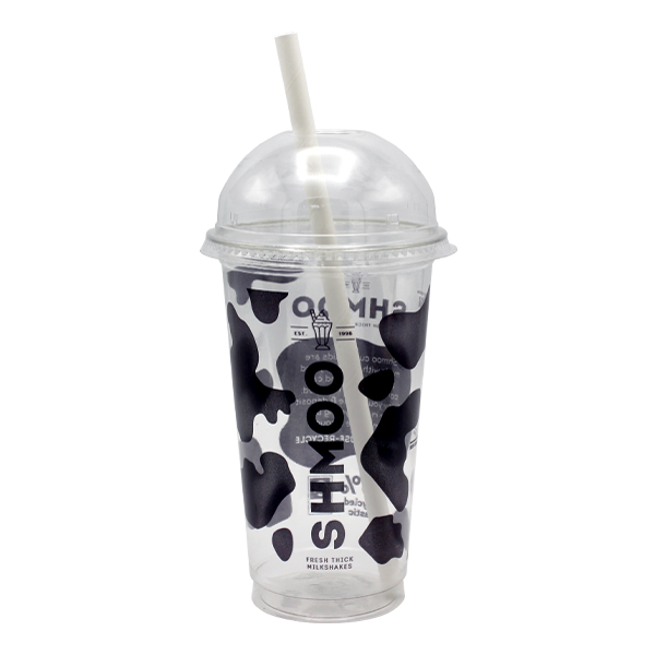 Aimia Foods Shmoo PET Cups Lids & Straws Large 22oz / 80 Cups, Lids & Straws Shmoo Official Smoothie Cups with Lids & Straws