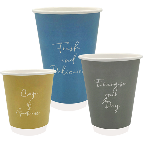 Go Pak Single Wall Paper Cups Signature Range Double Wall