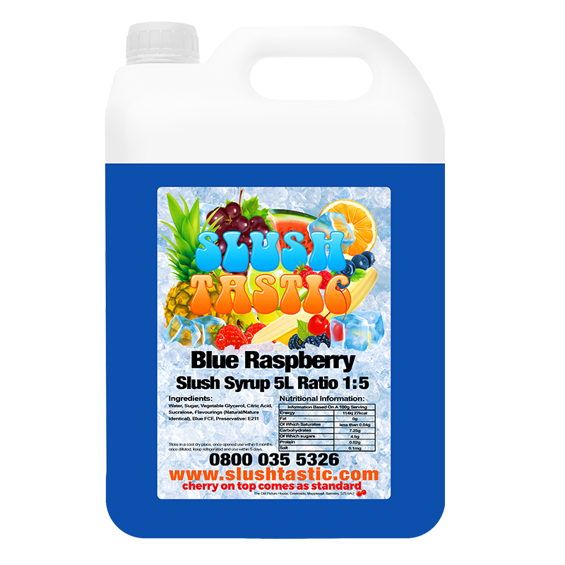 Slush Syrup Blue Raspberry – Paper Cups Direct