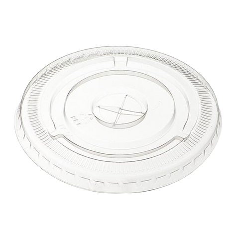 H-Pack Flat Lids Flat PET Lids with Straw Slot