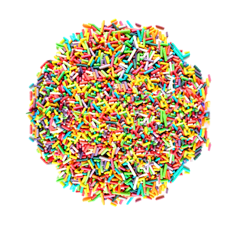 Thortons Lollies Ice Cream Toppings 1 x 3kg Bag Assorted Sugar Strands