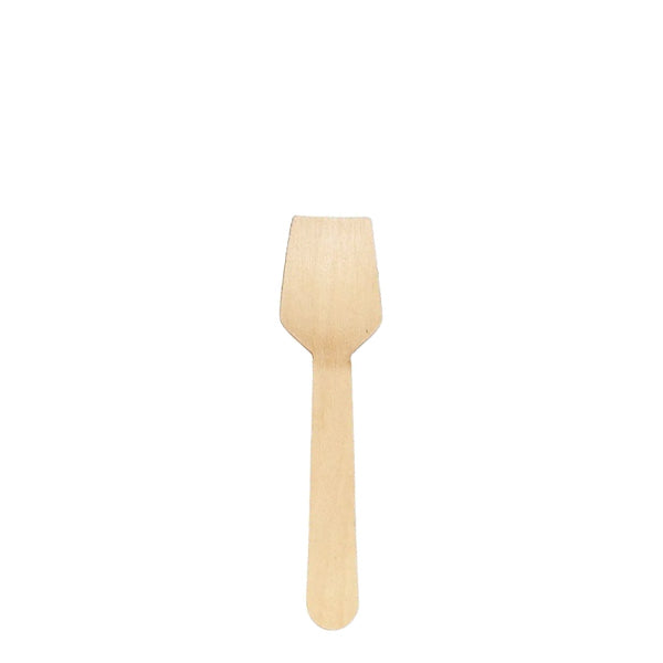 Dispo Biodegradable Cutlery Ice Cream Spades / 95mm / 400 Spades Biodegradable Wooden Ice Cream Spades