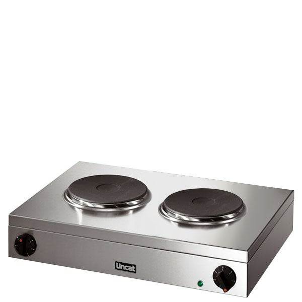 Lincat Table-Top Electric Hob Lynx 400 LBR2 / 565mm Wide Lincat Lynx 400 Electric Table Top Twin Plate Boiling Top 3.0Kw