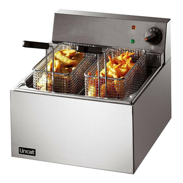 Lincat Table-Top Electric Fryer Lynx 400 LFF / 360mm Wide Lincat Lynx 400 Single Tank Electric 2 Basket 3kW Fryer