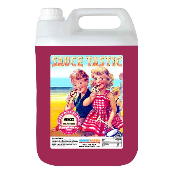 Tas Topping Sauce Raspberry / 6kg Bottle Saucetastic Luxury Topping Sauce