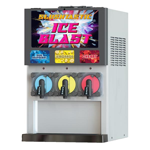 Slushtastic Fizzy Slush Machine T516-3 Blue Ice Fizzy Ice Blast T516-3