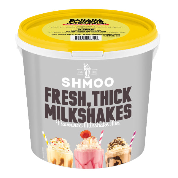 Aimia Milkshake Mix Banana / 1.8kg Tub Shmoo Banana Mix 1.8kg