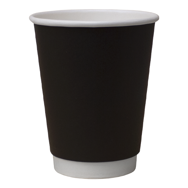 Paper Cups Direct Double Wall Paper Cups Black Double Wall