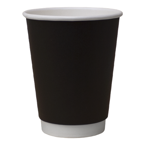 Paper Cups Direct Double Wall Paper Cups Black Double Wall
