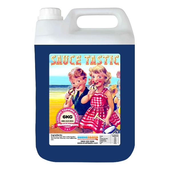 Tas Topping Sauce Bubblegum / 6kg Bottle Saucetastic Luxury Topping Sauce