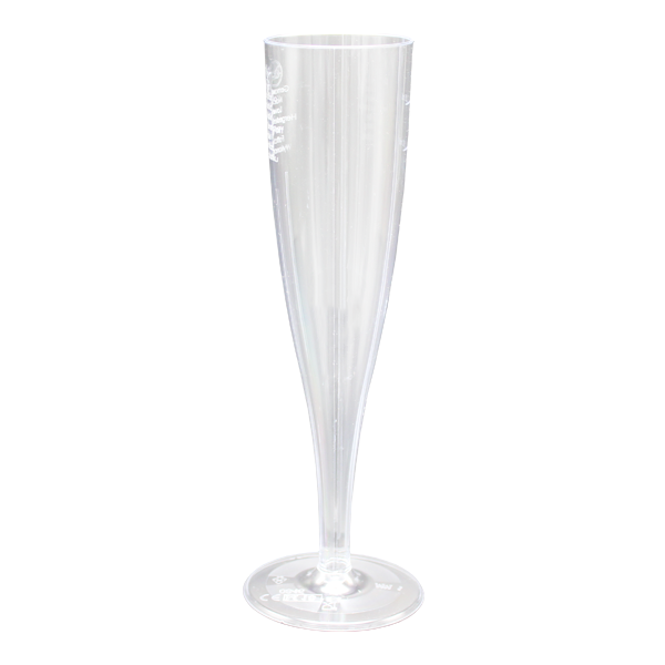 Paper Cups Direct Plastic Wine Glasses 100ml / 100 Flutes CE Plastic Champagne Flutes