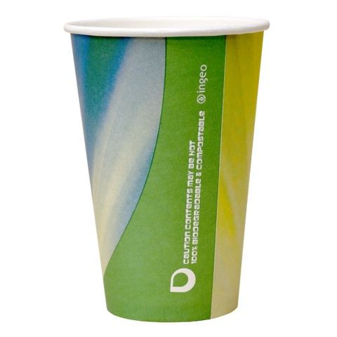 Dispo Vending Paper Cups 9oz Prism Compostable Vending