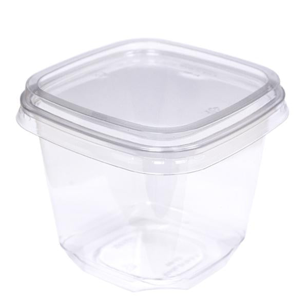 H Pack Hinged Container 24oz / No Lids / 500 Containers Clear Deli Containers