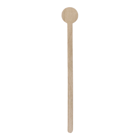 Biodegradable PLA Disc Cocktail Stirrers White