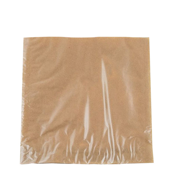 Euro Pack Packaging Brown Kraft Film Front Paper Bags