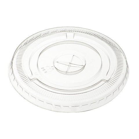 H Pack Domed Lids Flat PET Lids with Straw Slot LOT: 030