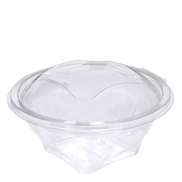 H Pack Hinged Container Hinged Flower Design Salad Bowls