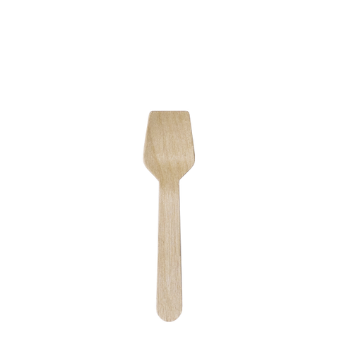 Dispo Biodegradable Cutlery Ice Cream Spades / 1000 Spades Biodegradable Wooden Ice Cream Spades