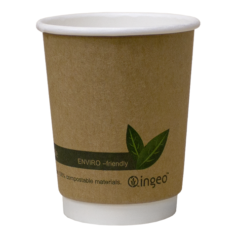 Dispo Double Wall Paper Cups Ingeo Kraft Double Wall