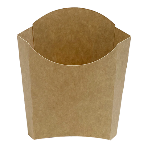 4aces Takeaway Box 131 x 134mm / 1200 Chip Scoops Kraft Chip Scoop